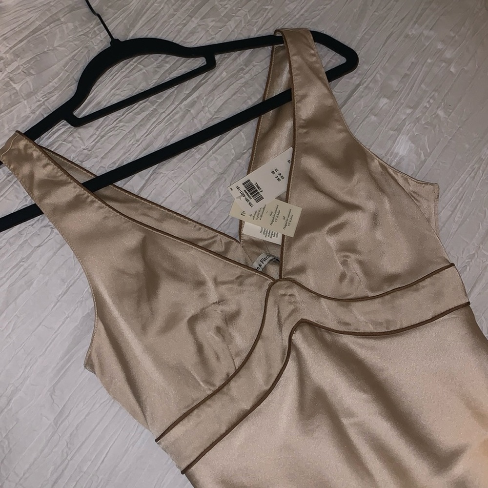 Satin Abercrombie Mini Dress